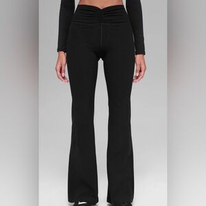 Alo soft Intuition High-Waist Bootcut Black Flared Yoga Pants